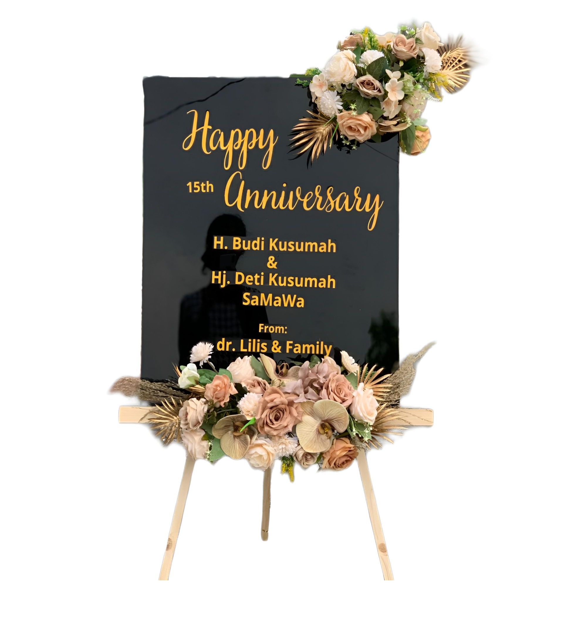 Papan Bunga Akrilik Sepulu