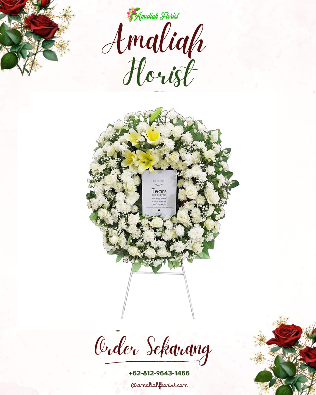 Krans Bunga Duka Sepulu